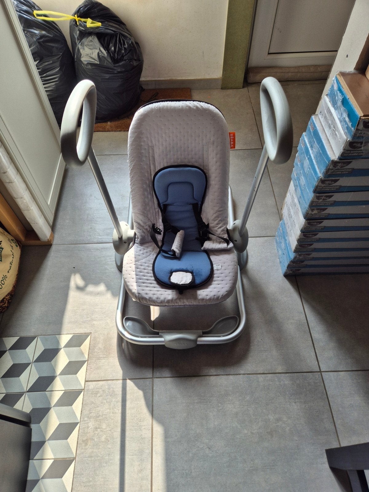 Transat Beaba Up and Down réglable, Kinderen en Baby's, Wipstoeltjes, Ophalen, Verstelbaar