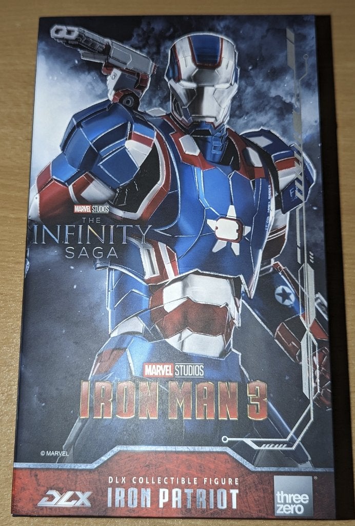 threezero DLX Iron Patriot Marvel Iron Man Avengers, Envoi, Comme neuf