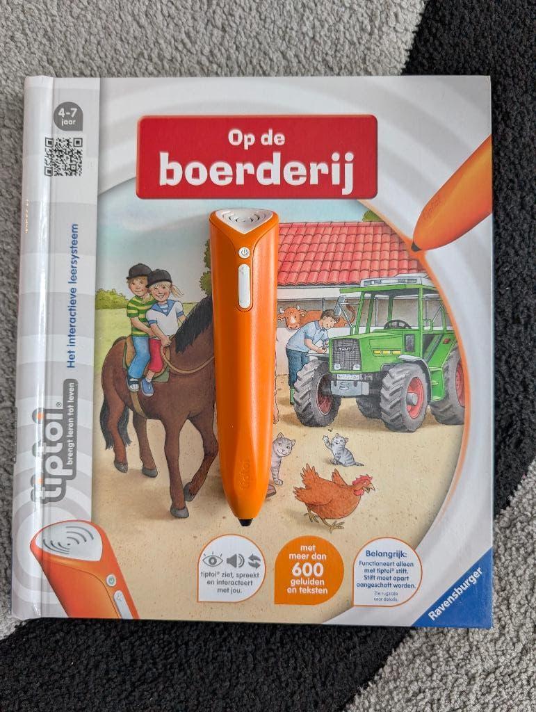 Tiptoi Starterset Ontdek de boerderij, Kinderen en Baby's, Ophalen, Zo goed als nieuw, Taal en Lezen, Met geluid