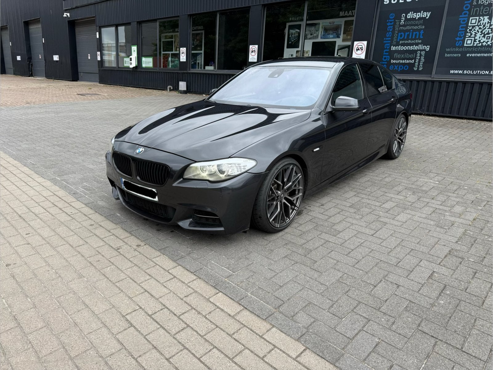 Bmw 535d Biturbo M pakket, Autos, BMW, Euro 5, Capteur de lumière, Entreprise, Noir