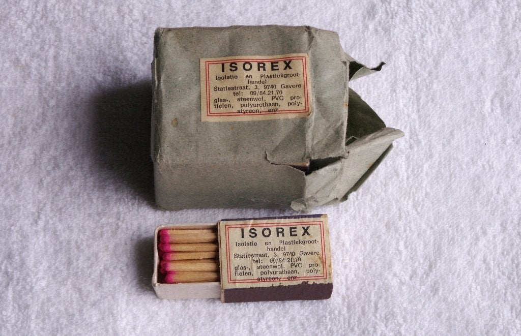 Luciferdoosjes Isorex klein formaat., Ophalen of Verzenden, Nieuw, Luciferdoosjes of -merken