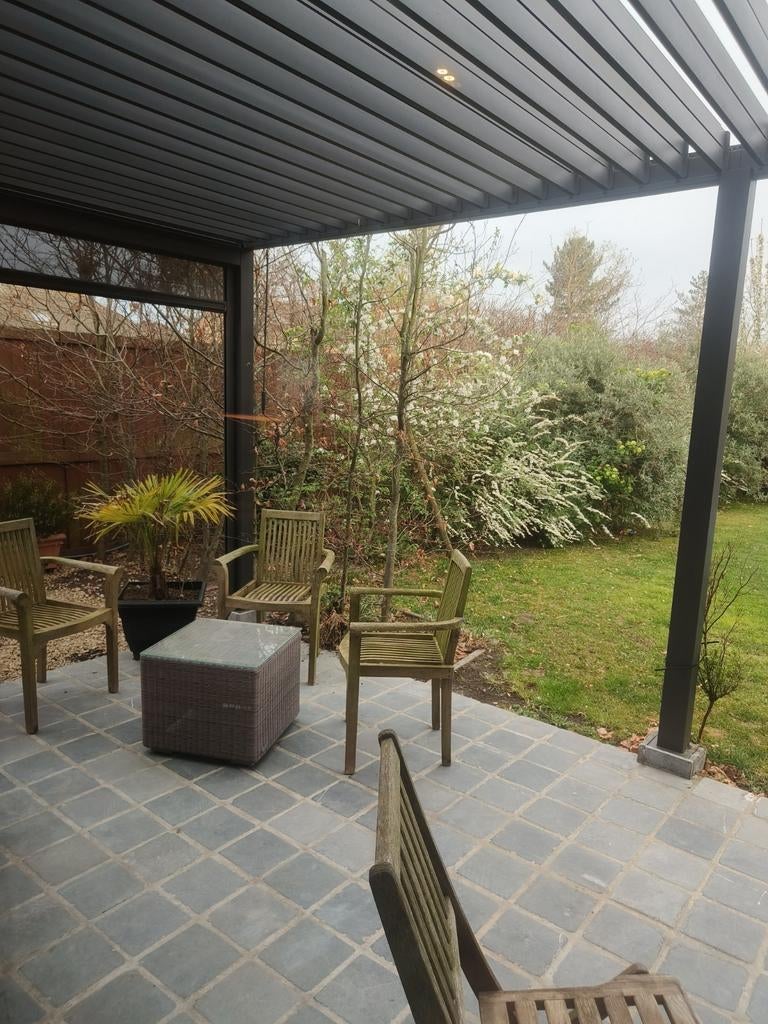 Teak stoelen plus tafel manutti, Ophalen