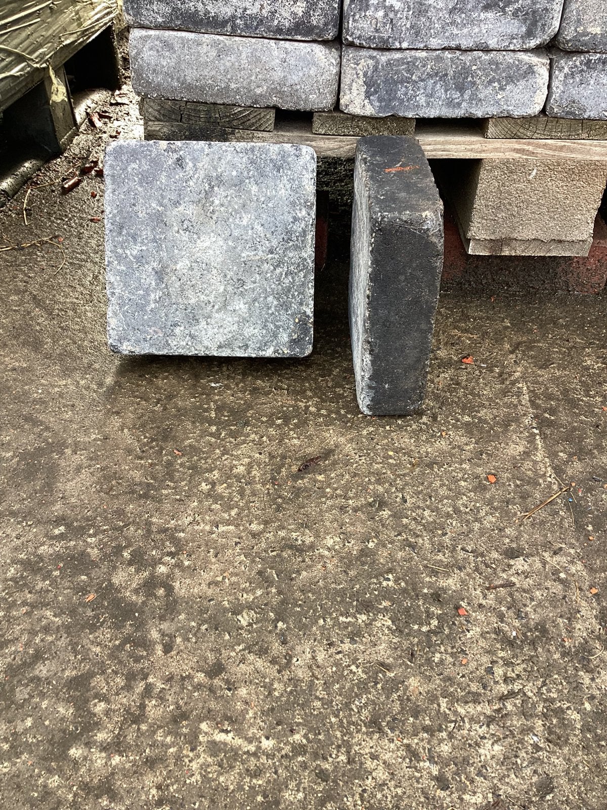 Betonklinkers 20 x 20 / 6 dik  = 15m2. Blauw antraciet, Ophalen, Klinkers, Nieuw, 10 m² of meer