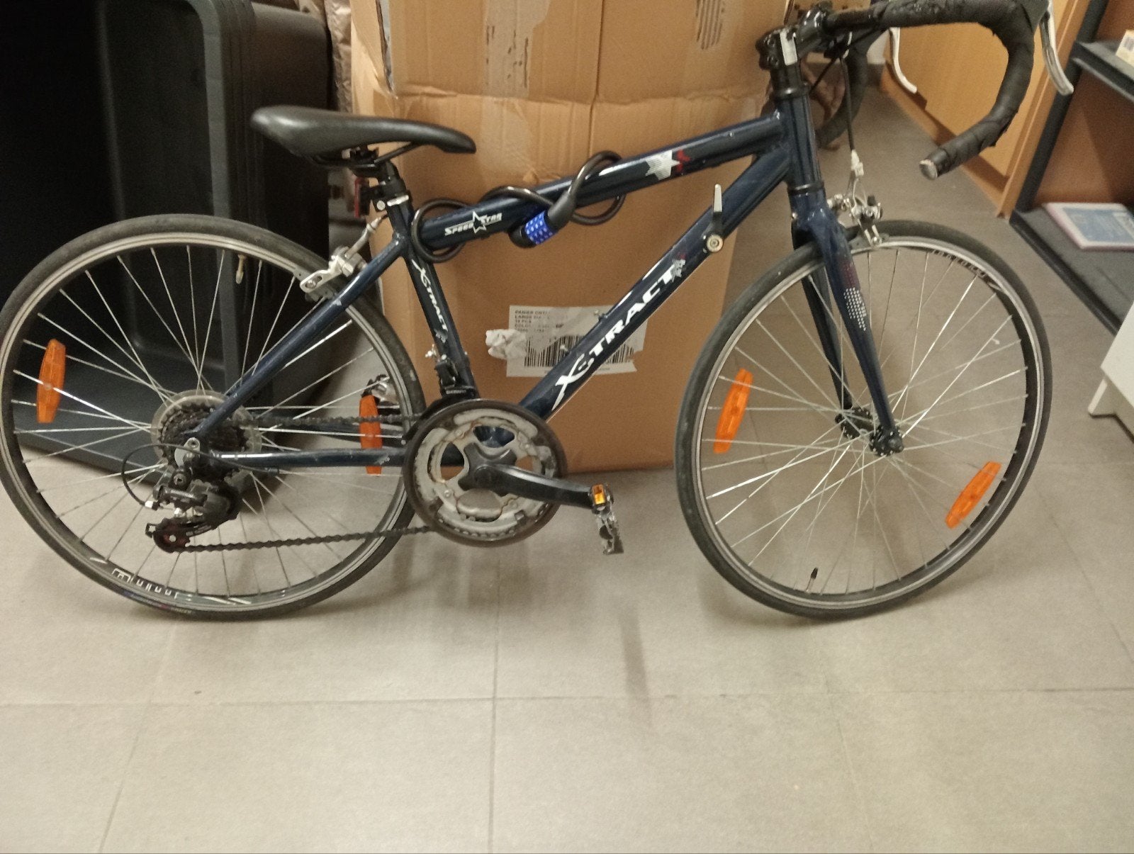 kinder koersfiets, Fietsen en Brommers, Ophalen, Gebruikt, Handrem
