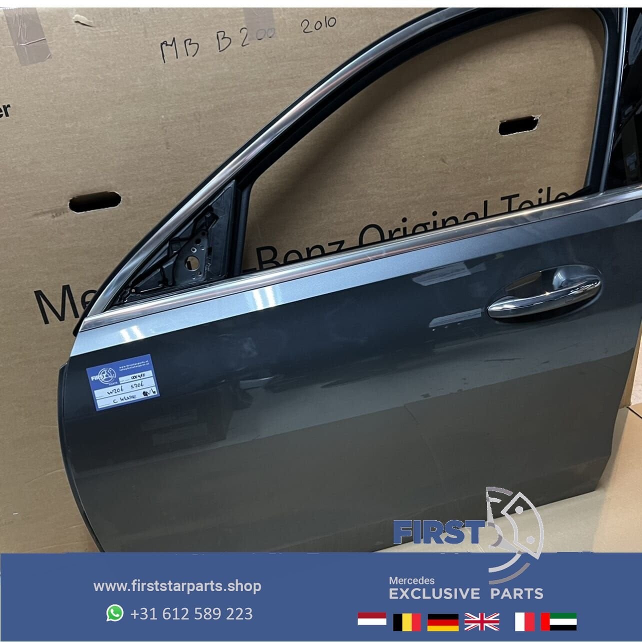 W206 S206 C KLASSE DEUR PORTIER GRIJS COMPLEET A2067227900 L, Autos : Pièces & Accessoires, Utilisé, Porte, -, -