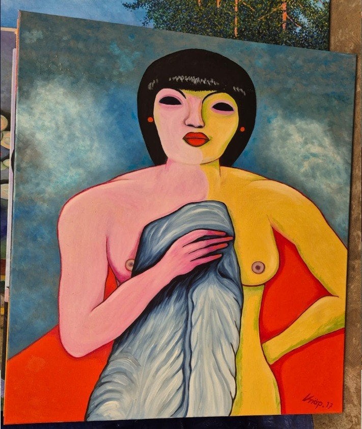 SCHILDERIJ, Antiek en Kunst, Ophalen, Gesigneerd