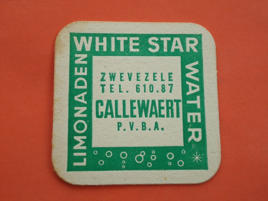 Bierviltje White Star Zwevezele Callewaert, Verzamelen, Ophalen of Verzenden, Gebruikt, Viltje(s), Overige merken