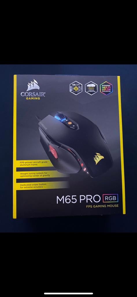 Corsair M65 PRO, Informatique & Logiciels, Souris, Comme neuf, Enlèvement, Droitier
