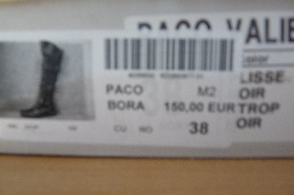 Neuve paire de bottes 38 Paco Valiente germaine Collard, Neuf, Enlèvement ou Envoi, Paco Valiente, Bottes hautes