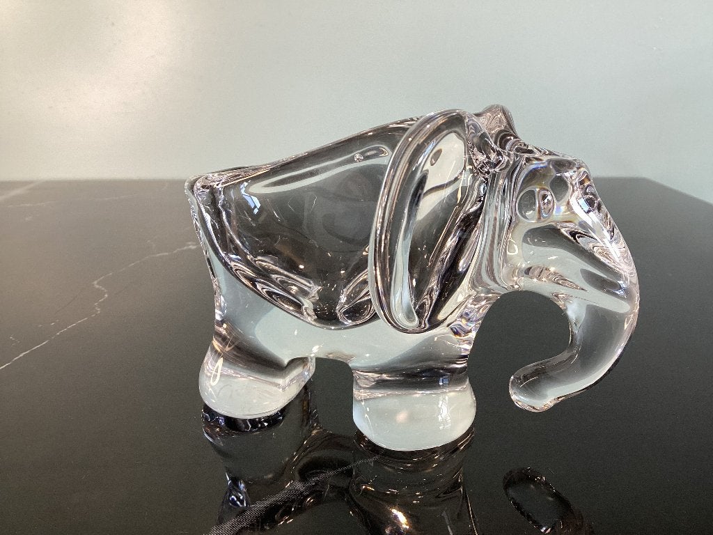 Olifantje in kristal Art Vannes. VAN078/E., Antiek en Kunst, Ophalen