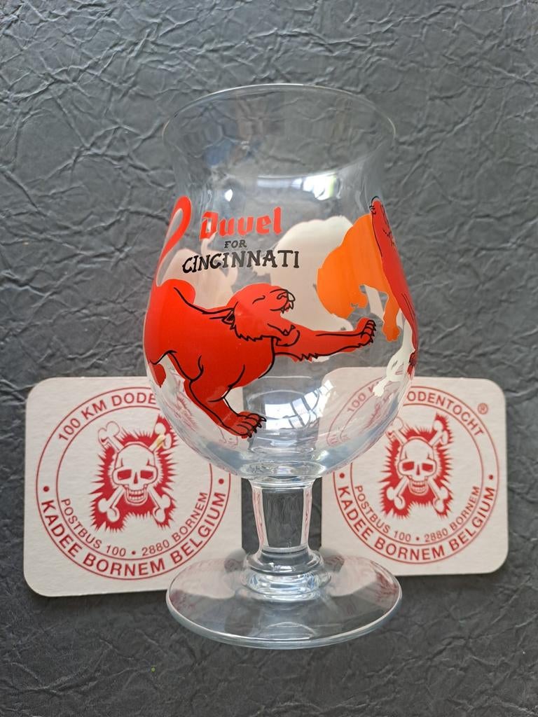 Verre Duvel pour édition Cincinnati Limeted, Enlèvement ou Envoi, Duvel