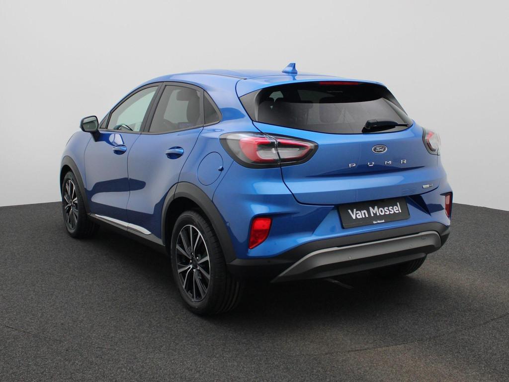 Ford Puma 1.0i Ecoboost mHEV 92kW Titanium Camera | PDC V+A, Auto's, Voorwielaandrijving, Stof, Blauw, Bedrijf