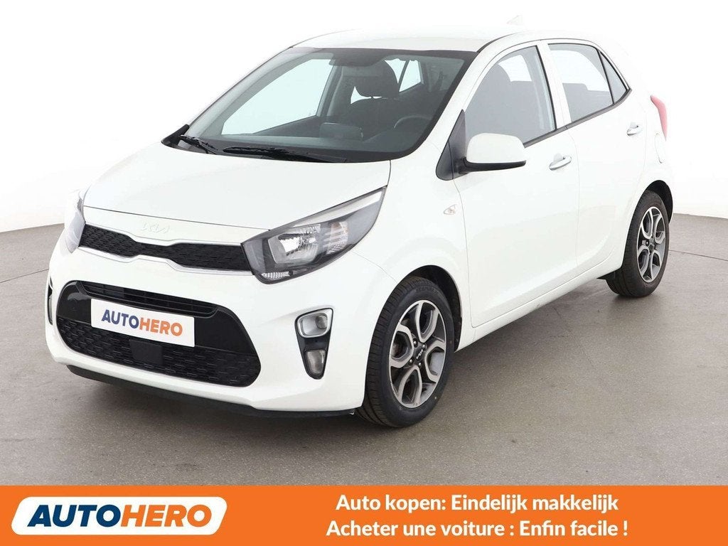 Kia Picanto 1.0 Vision (bj 2024, automaat), Stof, Gebruikt, Wit, 5 zetels