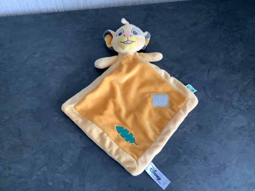 Disney Lion King simba knuffeldoekje, Kinderen en Baby's, Ophalen of Verzenden, Zo goed als nieuw, Overige typen
