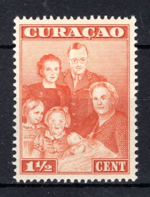 CURACAO 164* MH 1943 - Koninklijke familie, Verzenden, Postfris