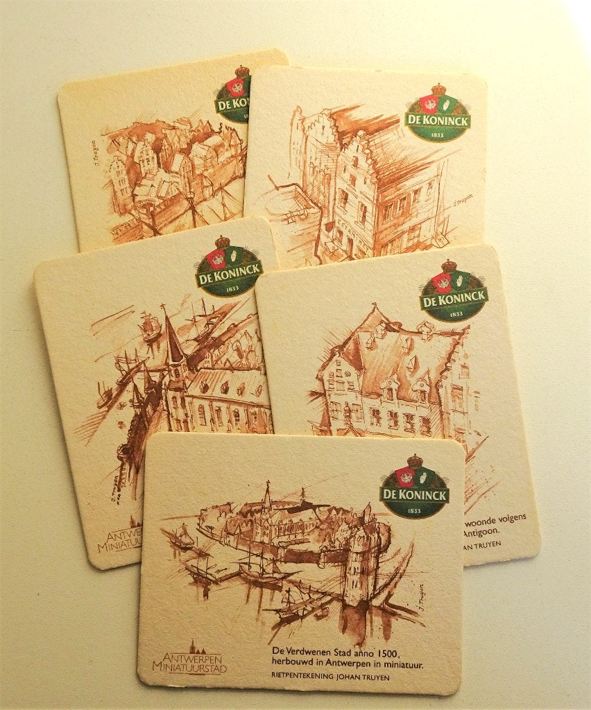 De Koninck / Antwerpen miniatuurstad, Collections, Enlèvement ou Envoi, Neuf, Sous-bock, De Koninck