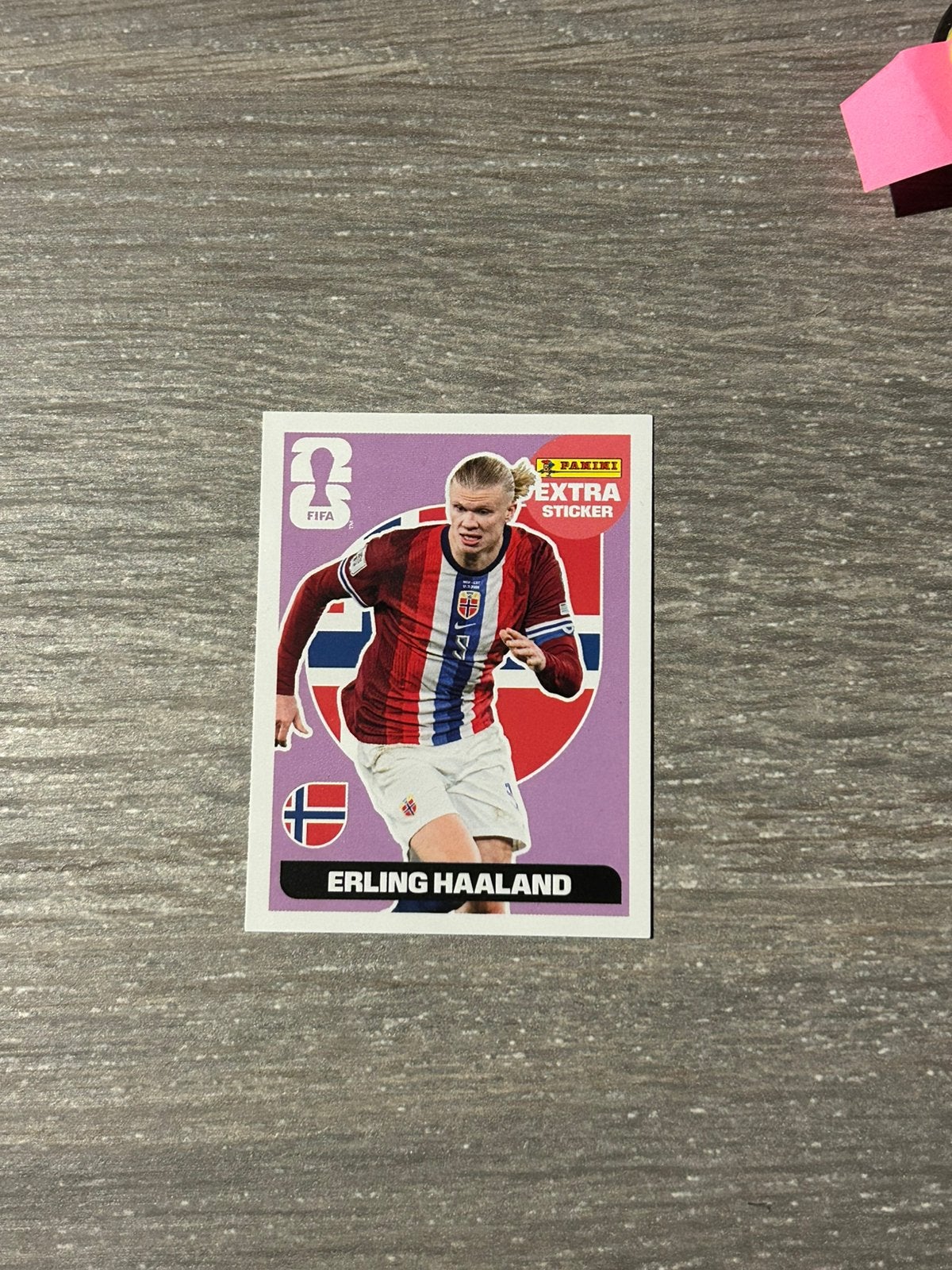 Haaland extra sticker, Verzamelen, Ophalen of Verzenden, Zo goed als nieuw