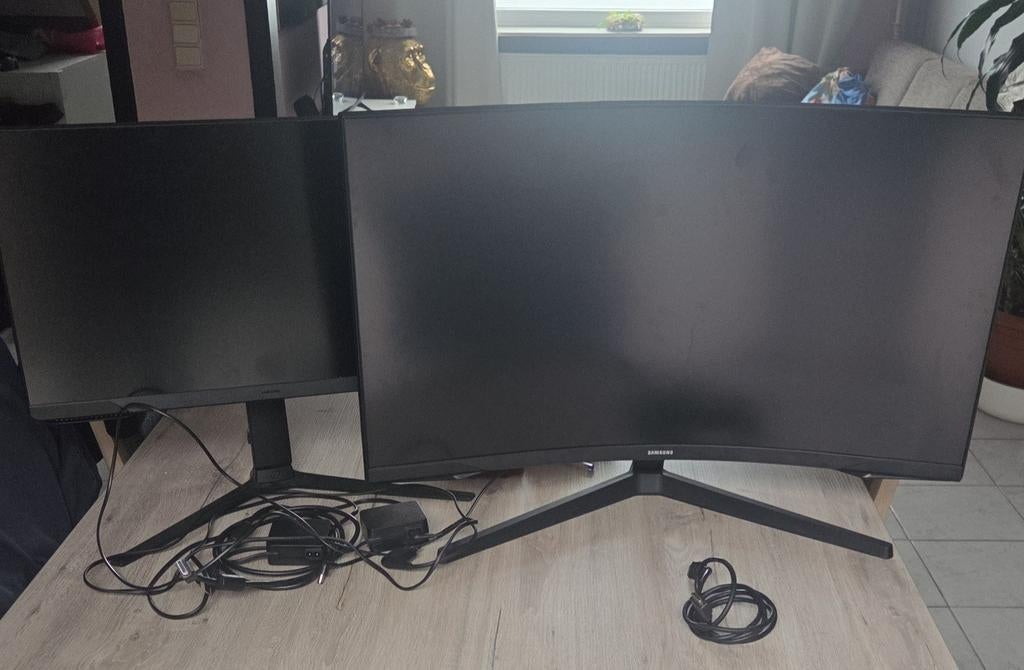 2x gaming scherm tekoop, Enlèvement