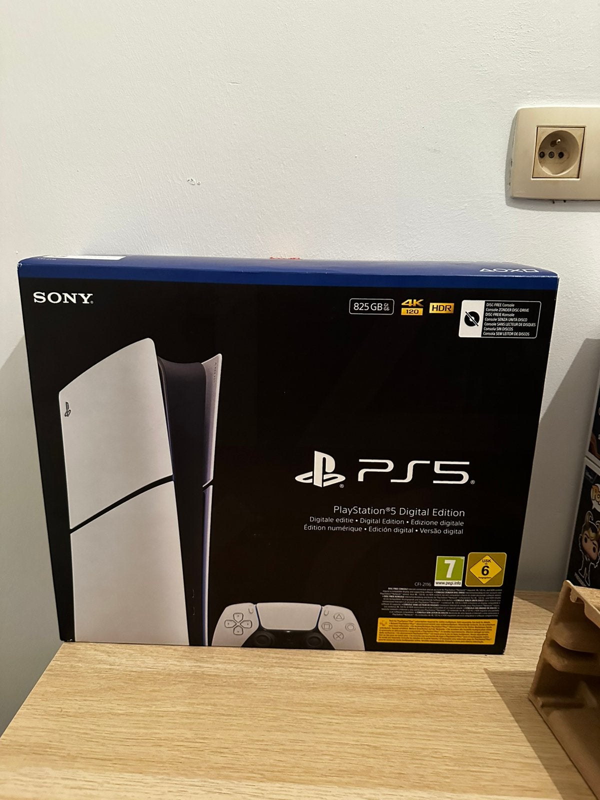 Ps5 digital edition 2026 model | 1 controller | alle kabels, Ophalen of Verzenden, Zo goed als nieuw, Playstation 5