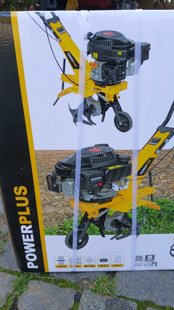 Powerplus benzine tuinfrees 144cc – NIEUW in gesloten doos, Ophalen, Nieuw