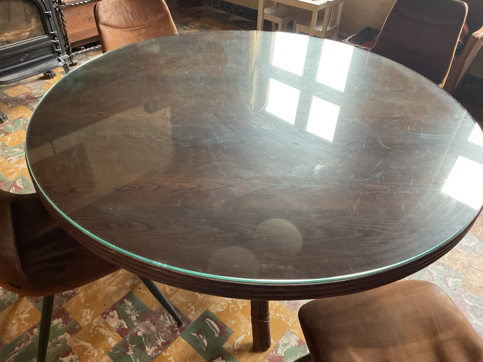 Ronde tafel, Huis en Inrichting, Ophalen, Gebruikt