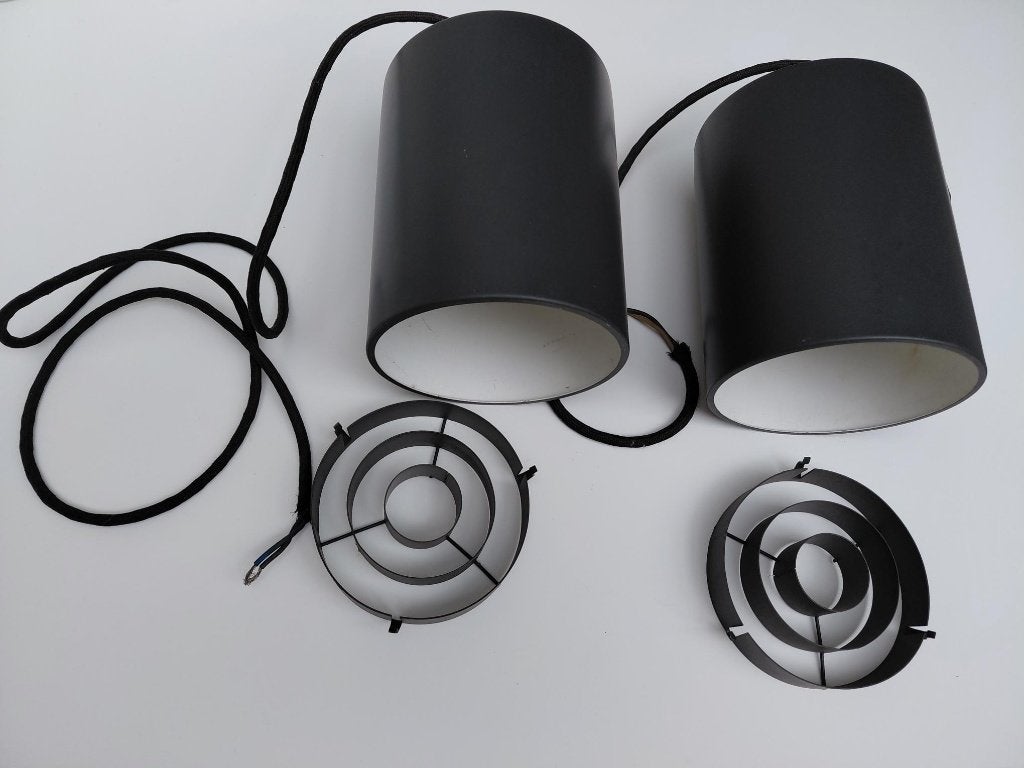 set ronde hanglampen, Enlèvement, Utilisé, Métal