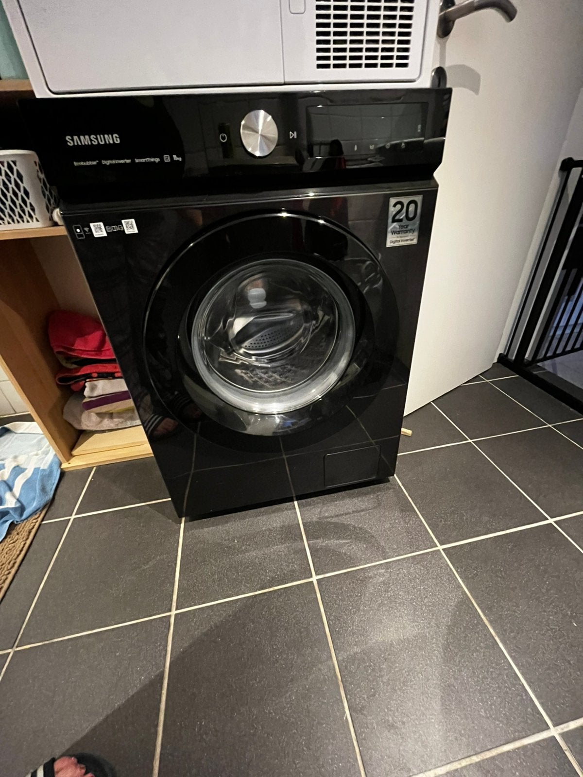 Machine à laver Samsung, Programme lavage à la main, Chargeur frontal, Enlèvement, Utilisé