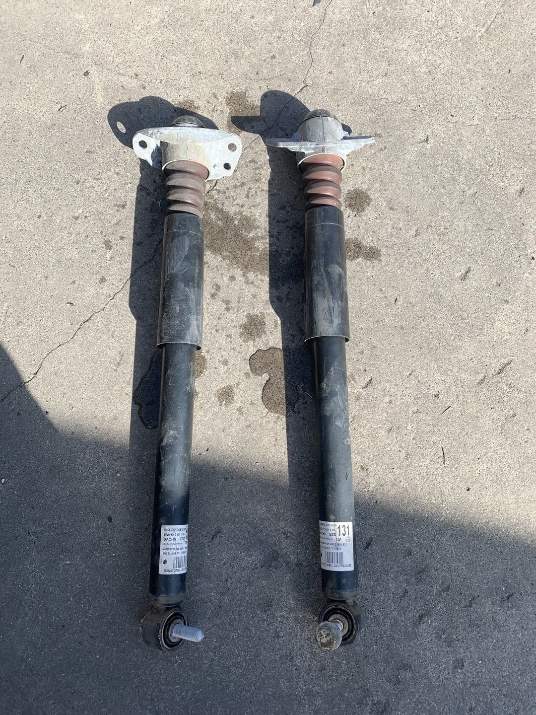 Volkswagen Tiguan Audi Q3 schokbrekers L+R, Gebruikt, -, Volkswagen, -