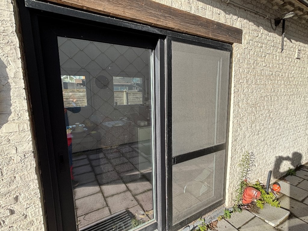 Porte coulissante, Porte extérieure, Verre, Enlèvement, Utilisé