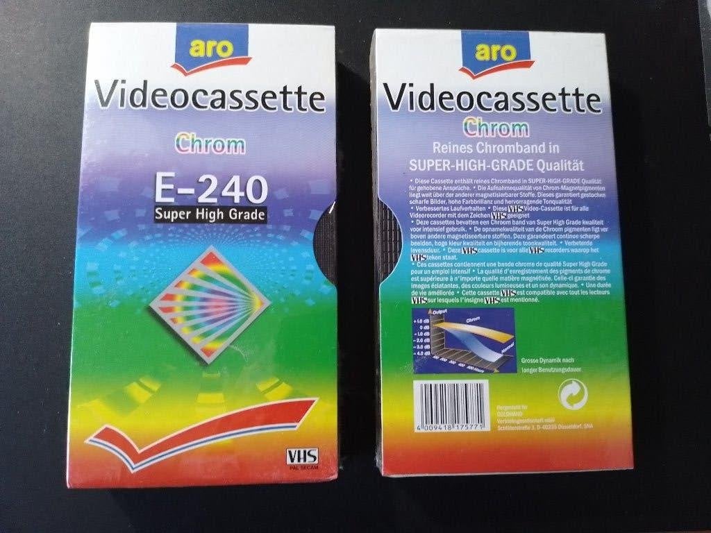 2 nieuwe lege videocassettes voor 5€, Audio, Tv en Foto, Ophalen of Verzenden, Nieuw