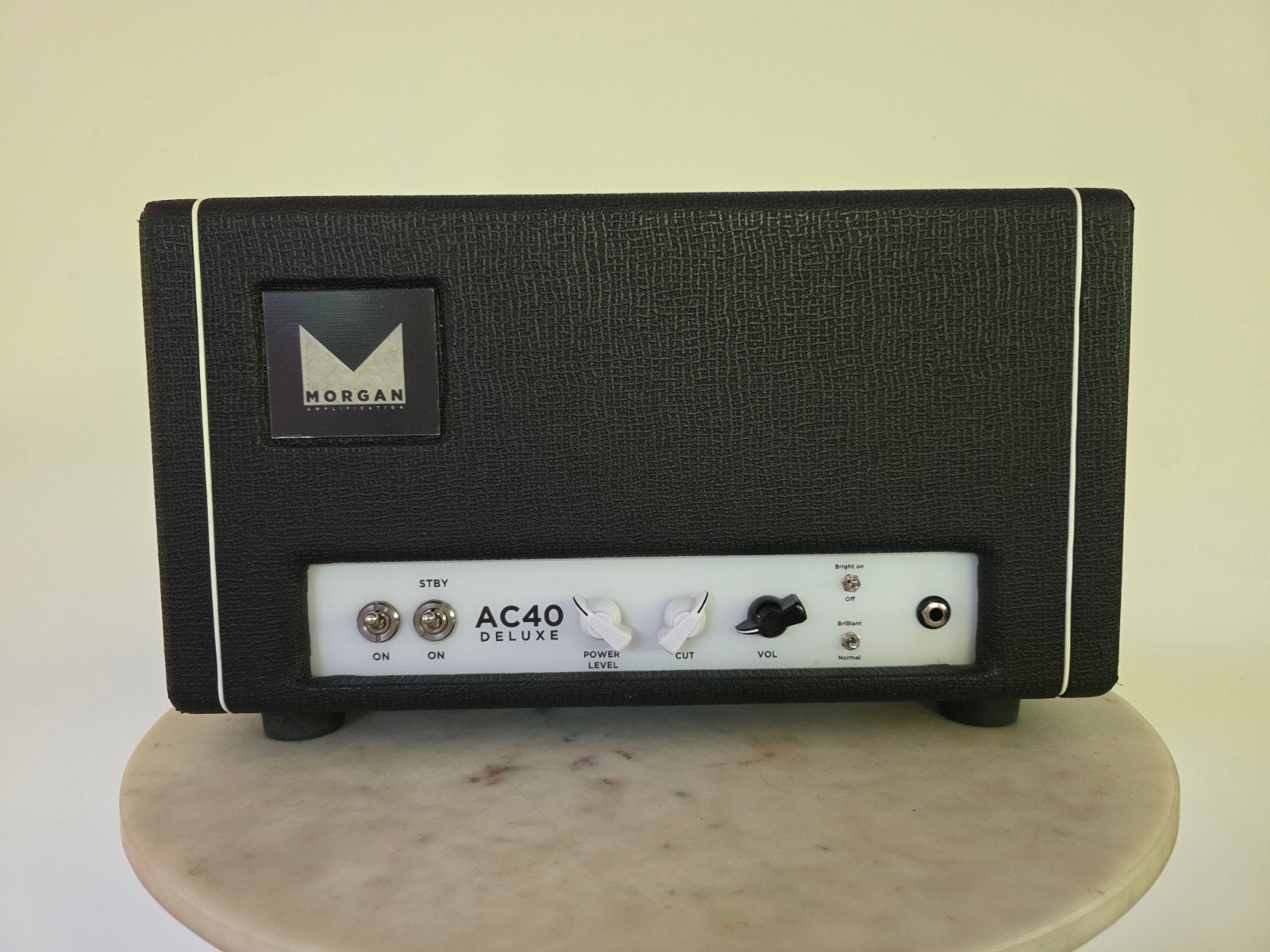 Morgan AC40 Deluxe Head, Muziek en Instrumenten, Versterkers | Bas en Gitaar, Gebruikt, Gitaar, Minder dan 50 watt, Ophalen of Verzenden