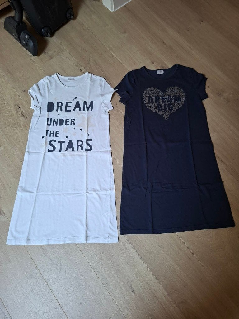 BPC : 2 linges de couchage (M164/12 à 14 ans), Enlèvement ou Envoi, Vêtements de nuit ou Sous-vêtements, Utilisé, Bonprix