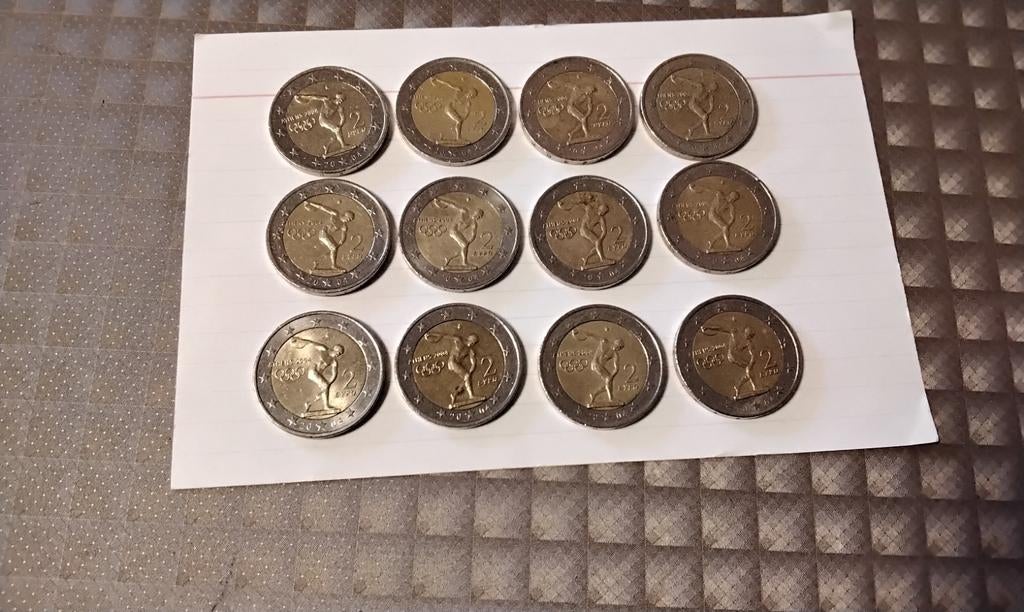 Munten 2euro Griekenland., Ophalen of Verzenden, Griekenland