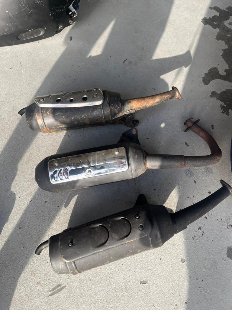 Piaggio Zip Type/Fastrider 50cc uitlaten, Motoren, Ophalen of Verzenden, Gebruikt