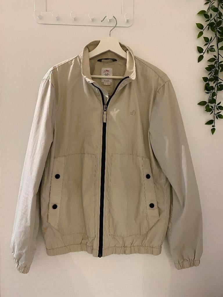 Zomer jas heren beige S'Oliver M, Ophalen, S oliver, Maat 48/50 (M), Beige