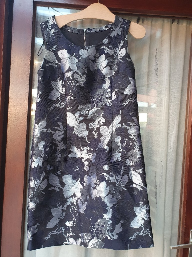 Jurk van C&A maat 38, Maat 38/40 (M), Blauw, Ophalen of Verzenden, Gedragen