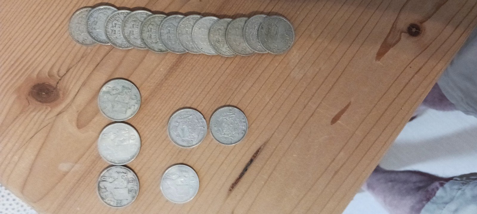 belgische zilveren munten50, Postzegels en Munten, Ophalen of Verzenden