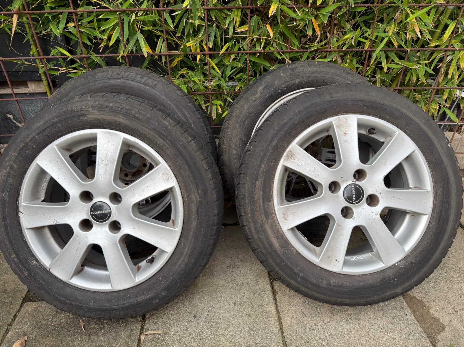 4x BORBET Winter Wielekes / PEUGEOT CITROEN OPEL Steek 4x102, Ophalen of Verzenden
