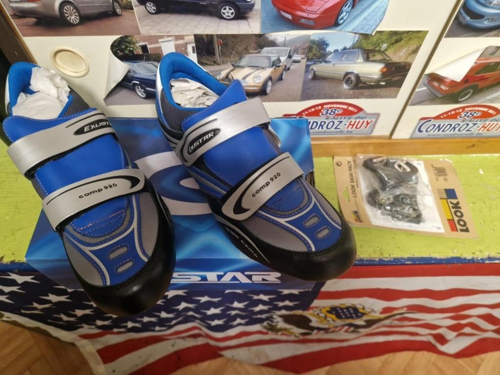 Chaussure cycliste Exustar R920 Bleu neuve, Enlèvement, Neuf, Chaussures, Exustar
