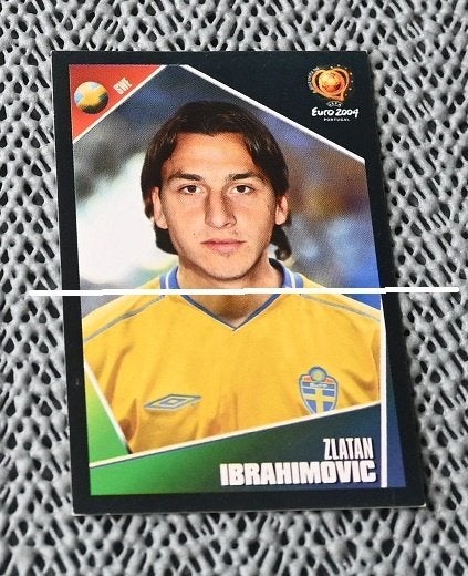Panini / Euro 2004 / Zlatan Ibrahimovic / Zweden, Verzamelen, Verzenden, Zo goed als nieuw, Poster, Plaatje of Sticker