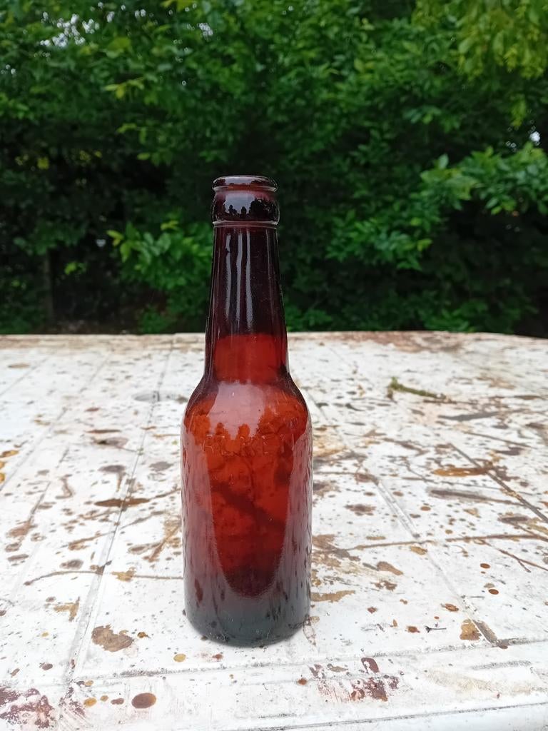 Oude vintage bierfles brouwerij Alken, Ophalen of Verzenden