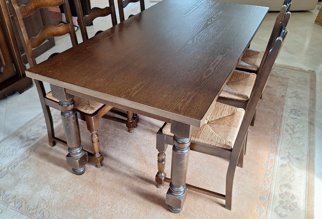 te koop eettafel en 2 kasten, Ophalen, Gebruikt