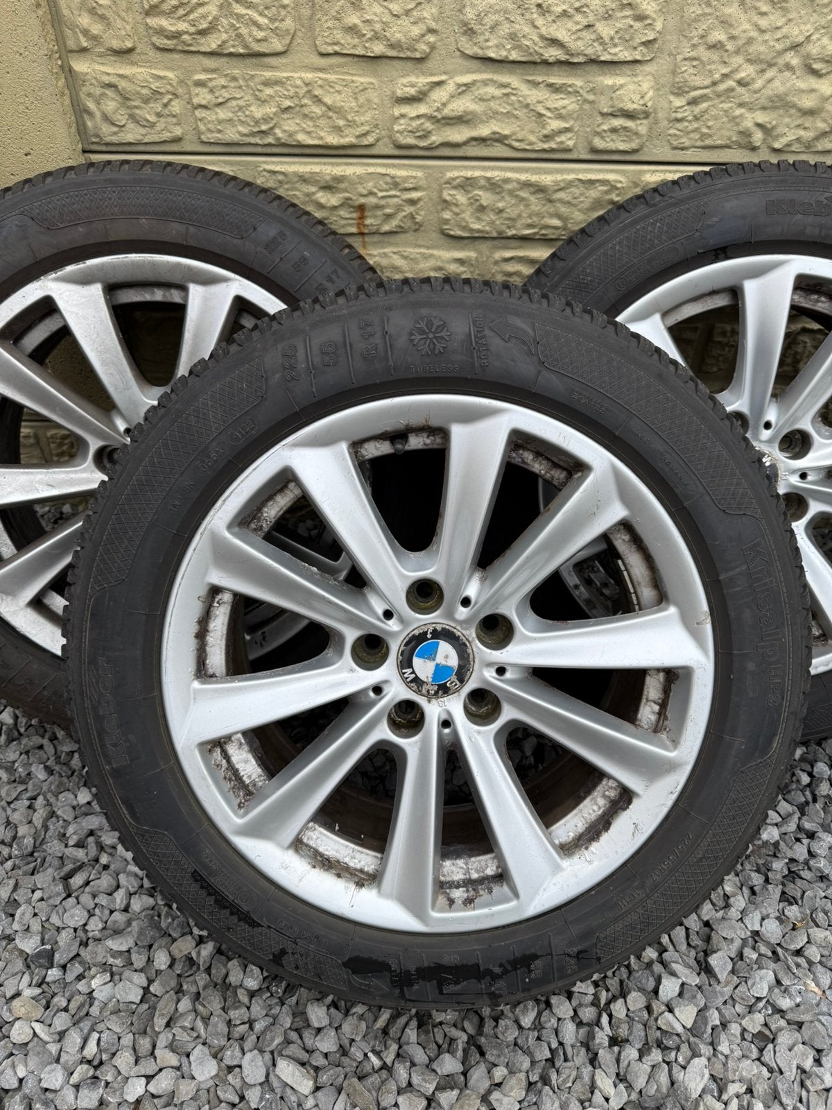 Originele BMW 5 Serie F10/F11 Winterset 17”–4122- Nieuwstaat, Auto-onderdelen, Banden en Velgen, Ophalen, Banden en Velgen, 17 inch