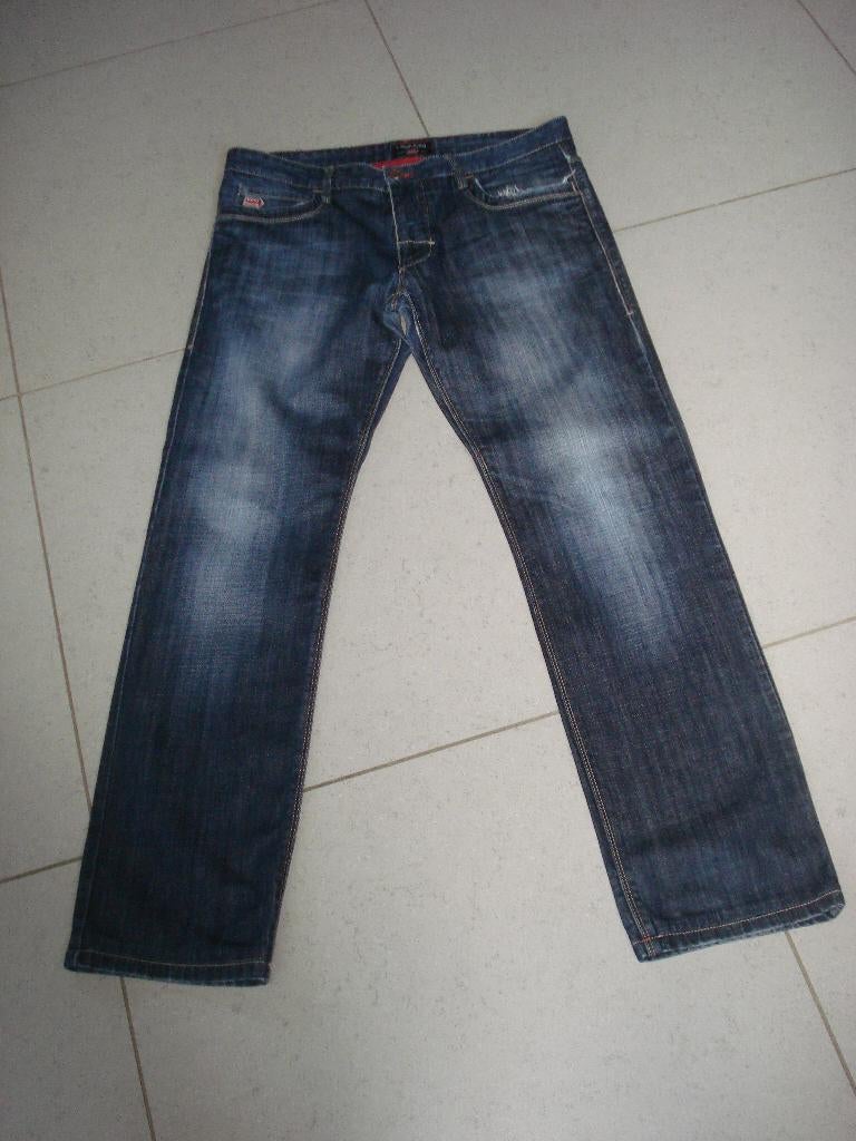 Mille Miglia jeansbroek, heren/jongens. mt 36, Mille Miglia, W36 - W38 (confectie 52/54), Blauw, Ophalen of Verzenden