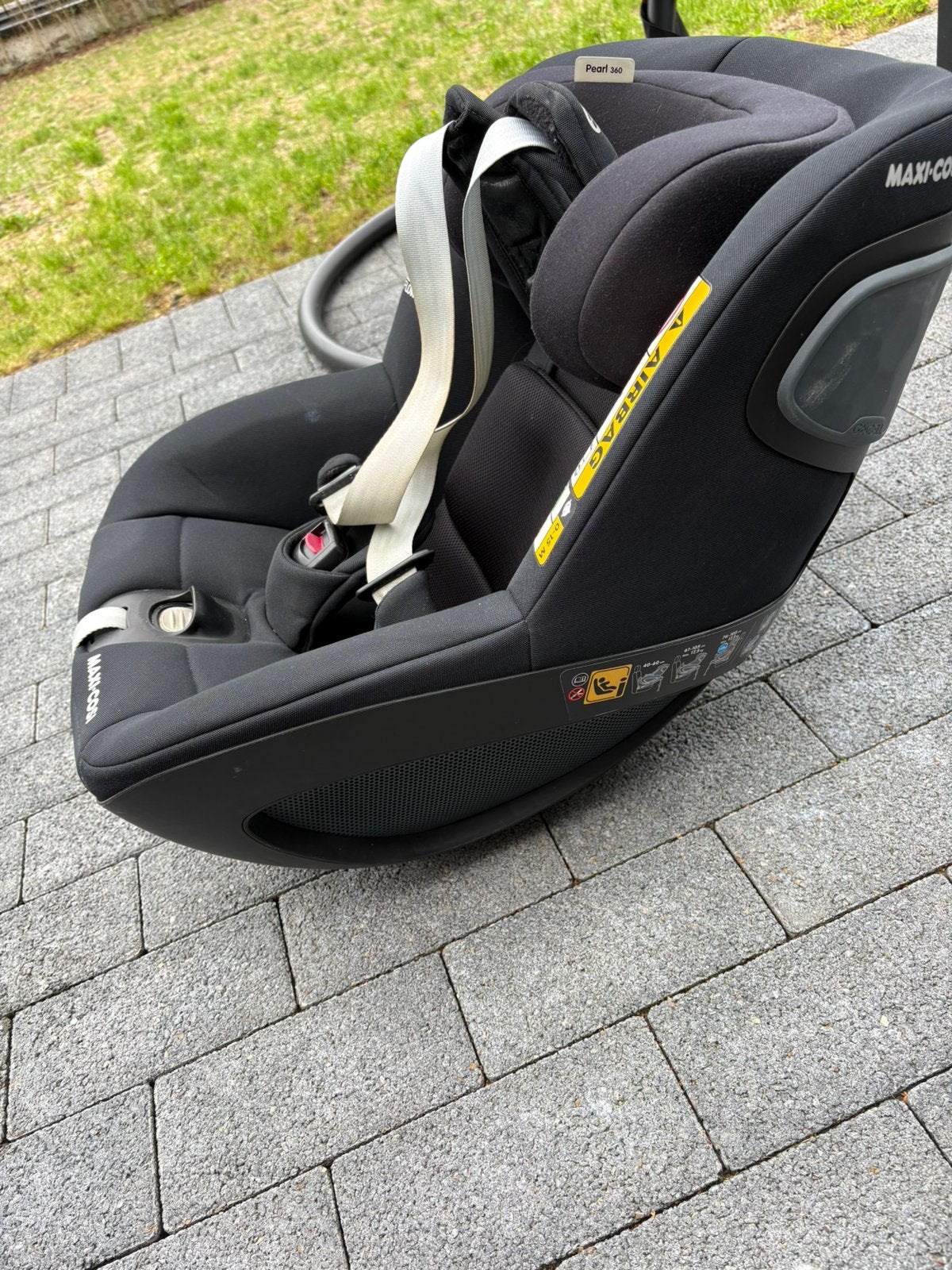 Maxi-Cosi Pearl 360 – zwart – nette gebruikte staat, Ophalen, Zo goed als nieuw, Maxi-Cosi, Zijbescherming