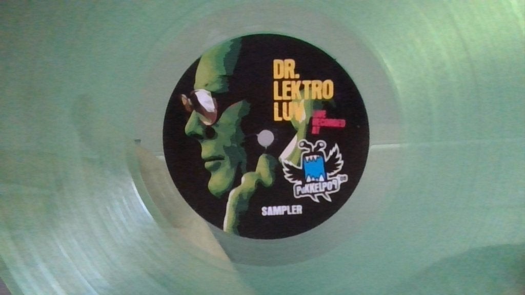 DR. LEKTROLUV " PUKKELPOP SAMPLER ", Cd's en Dvd's, Colored vinyl, Ophalen of Verzenden, Zo goed als nieuw, Techno