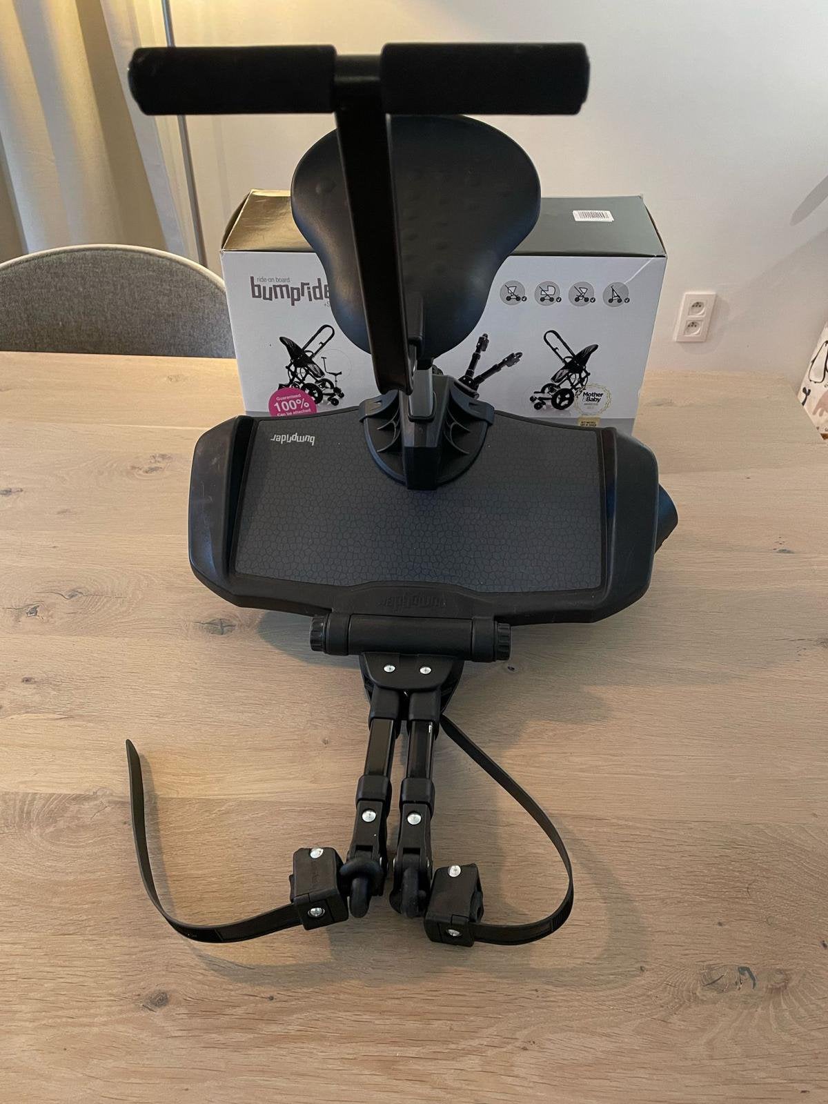 Meerijdplankje met afneembaar zitje - universeel Bumprider, Kinderen en Baby's, Kinderwagens en Combinaties, Ophalen, Zo goed als nieuw
