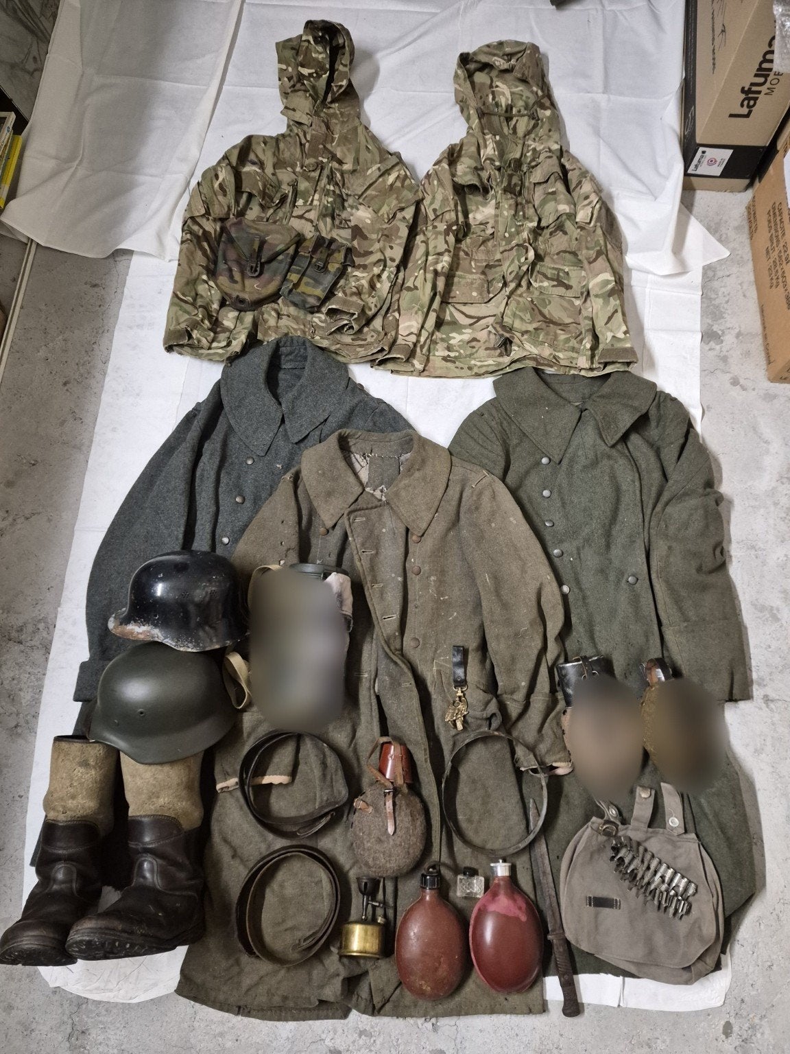 lot allemand ww2 original - après guerre, Envoi, Armée de terre, Vêtements ou Chaussures