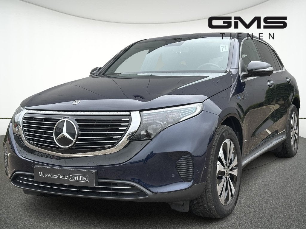 Mercedes-Benz EQC EQC 400 4MATIC Business Solution, Auto's, Automaat, Stof, 80 kWh, Blauw