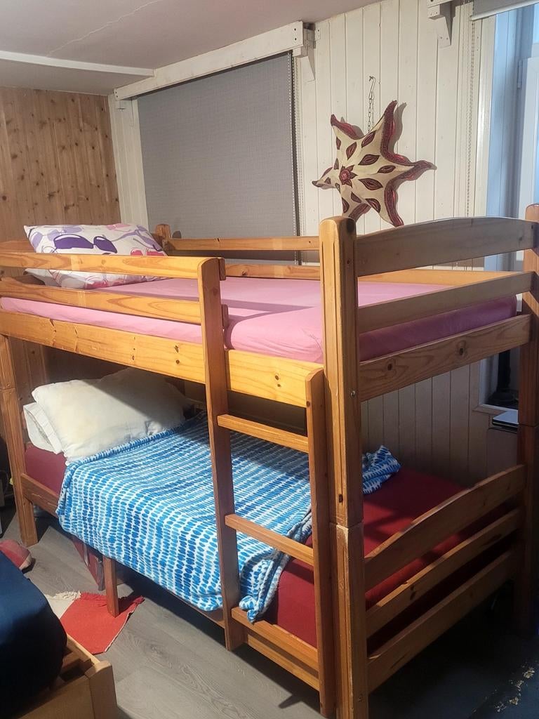 Lit superposé en bois